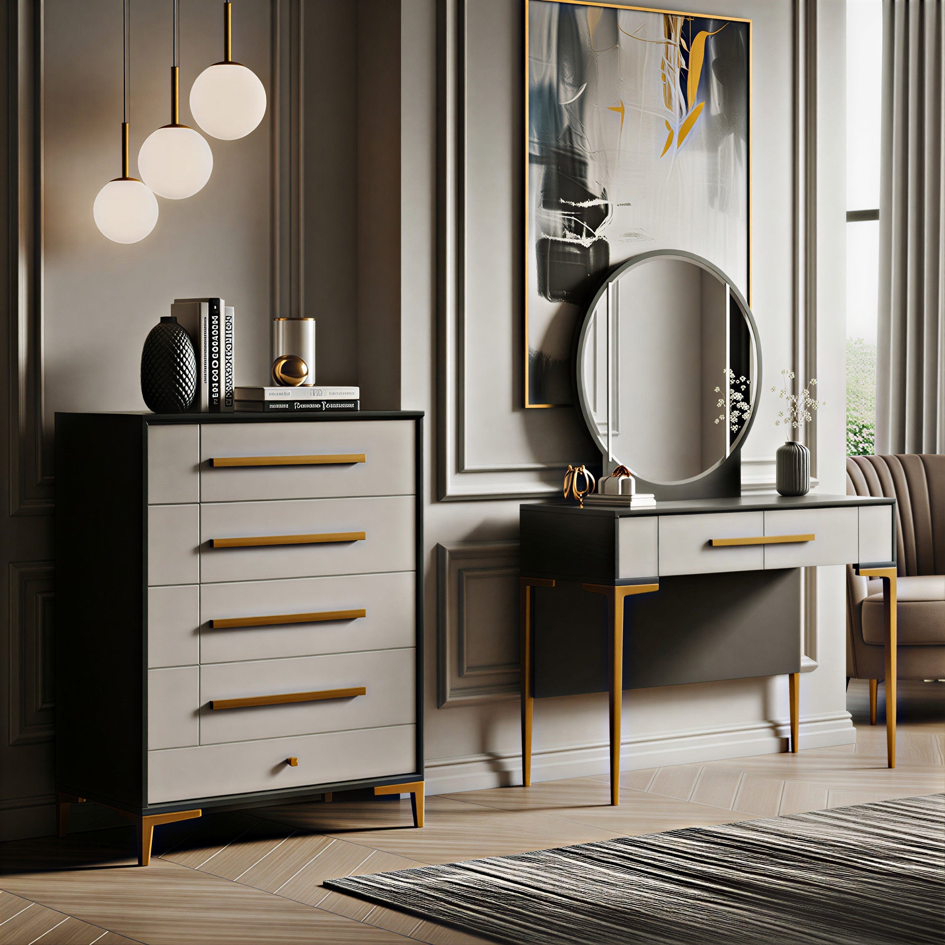 Şifonyer Ve Makyaj Masası