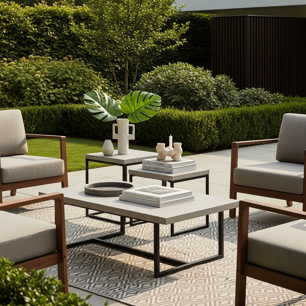 Bahçe Orta Ve Yan Sehpalar