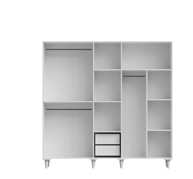 Lavanta 5 Kapaklı MDF Gardırop