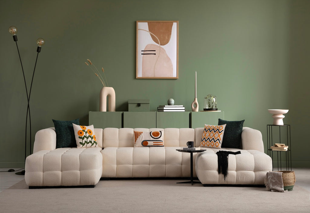 Estanze Corner Sofa with Bed 385 cm