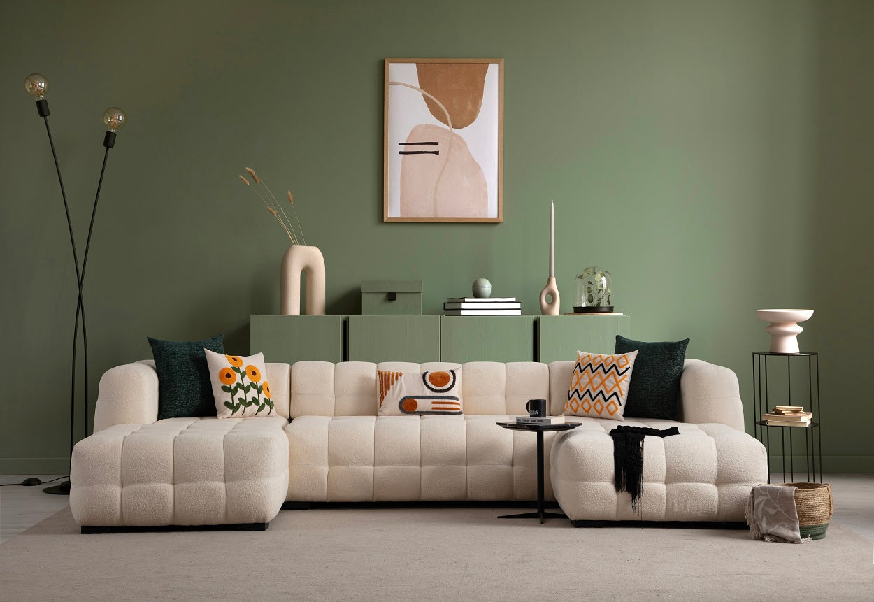 Estanze Corner Sofa with Bed 385 cm