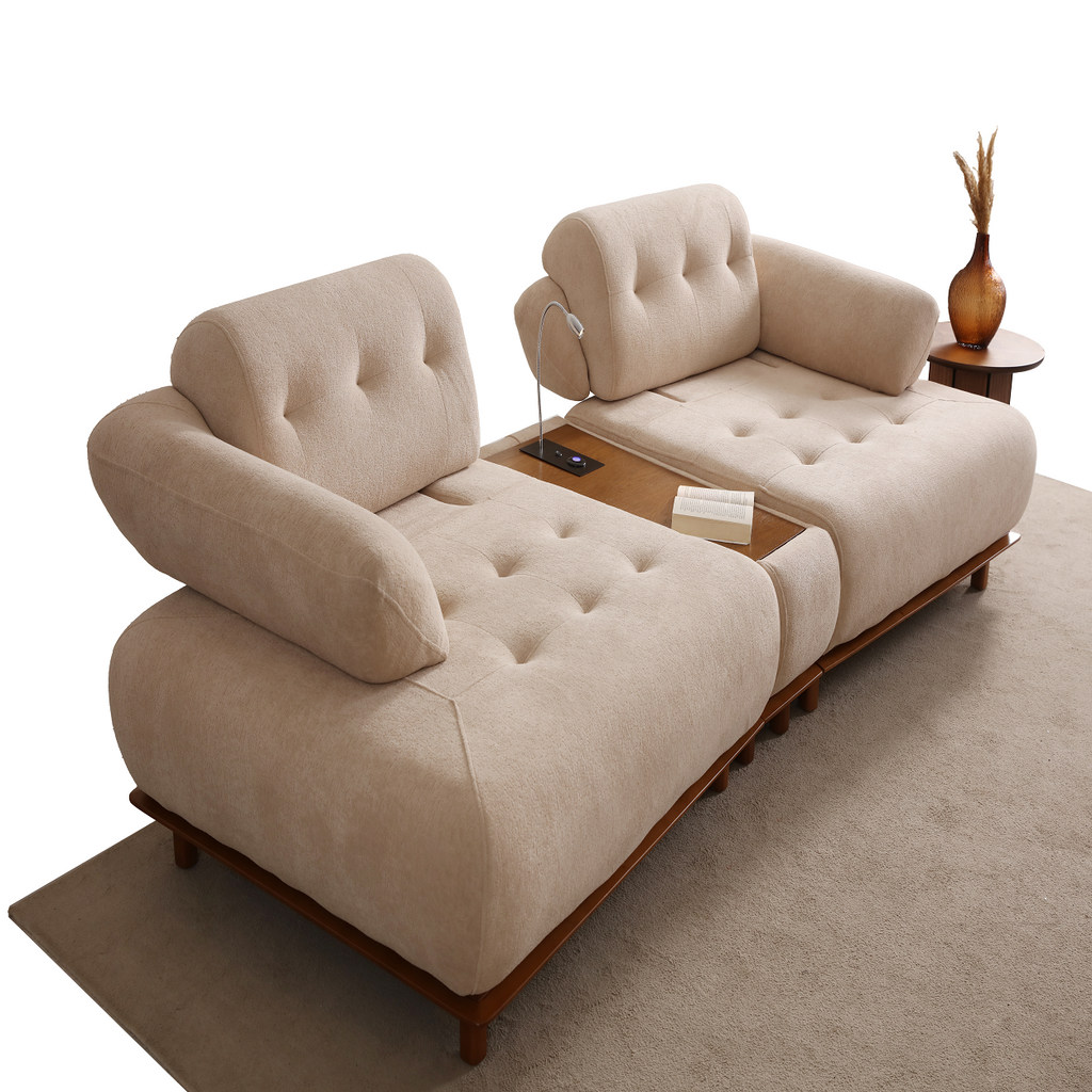 Lois Sofa Bed - 3-Seater Sofa with Coffee Table