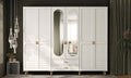 Lavanta 6 Kapaklı MDF Gardırop