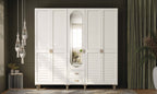 Lavanta 5 Kapaklı MDF Gardırop